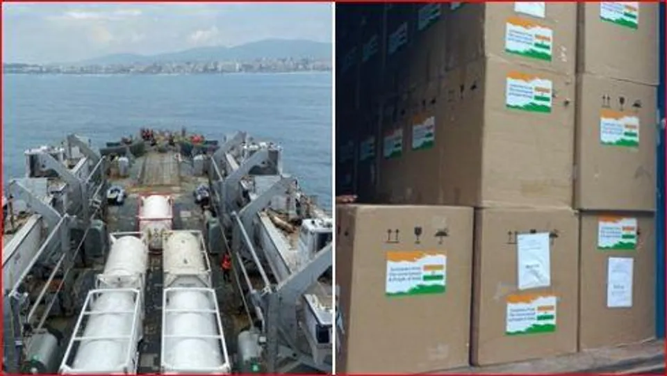 বিপুল অক্সিজেন নিয়ে ইন্দোনেশিয়ায় গেল 'আর্যভট্ট'