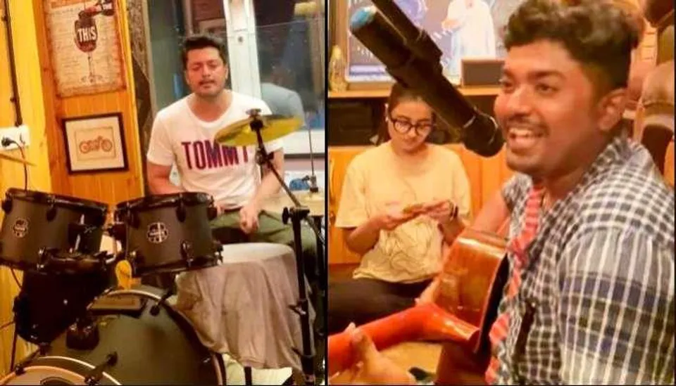 যিশু বাজাচ্ছেন ড্রাম, গিটার হাতে শোভন, কি হচ্ছে?