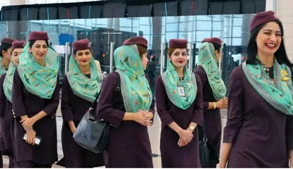 কেবিন ক্রুদের সঠিক পোশাক পরার নির্দেশনা পিআইএ-র