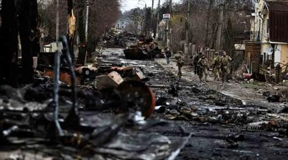 বুচা এখন যেন জলজ্যান্ত মৃত্যুপুরী