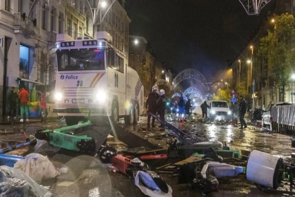 ব্রাসেলস দাঙ্গা, সামনে এল ঝামেলার ভিডিও