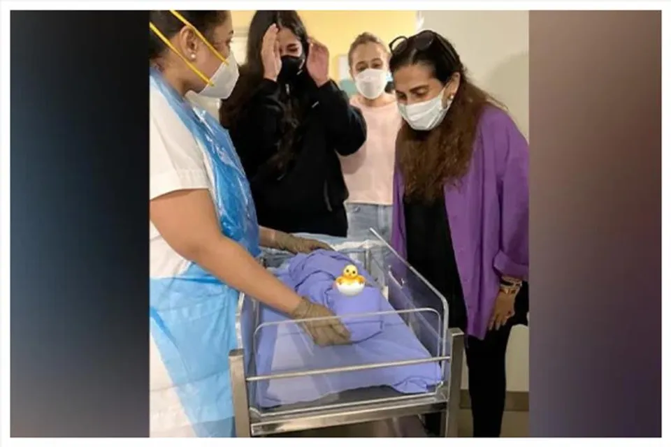 সোনম পুত্রকে 'এঞ্জেল বয়' আখ্যা মাসি রিয়ার