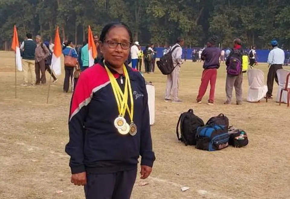 ন্যাশনাল মাস্টার্স অ্যাথলেটিক্স মিটে অংশ নিচ্ছেন মেদিনীপুর শহরের ৫৭ বছরের মহিলা