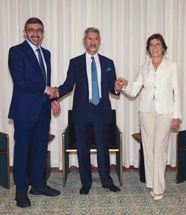 জয়শঙ্কর ভারত-সংযুক্ত আরব আমিরাত-ফ্রান্স ত্রিপাক্ষিক মন্ত্রী পর্যায়ের বৈঠকে অংশ নেন