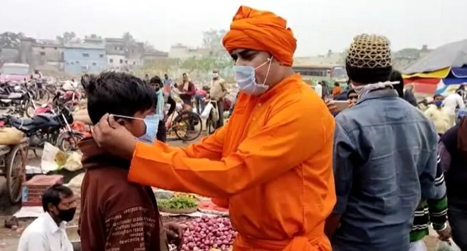 করোনা সচেতনতায় অভিনব প্রচার স্বেচ্ছাসেবী সংগঠনের
