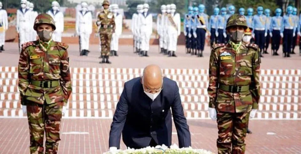 বাংলাদেশে রাষ্ট্রপতি, মুক্তিযুদ্ধে শহীদদের প্রতি শ্রদ্ধা জানালেন কোবিন্দ