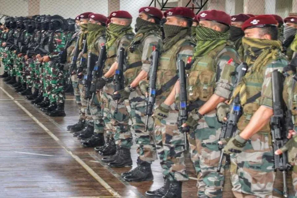 ইন্দোনেশিয়ার সিলোডংয়ে ভারত-ইন্দোনেশিয়া জয়েন্ট স্পেশাল ফোর্স প্রশিক্ষণ শুরু