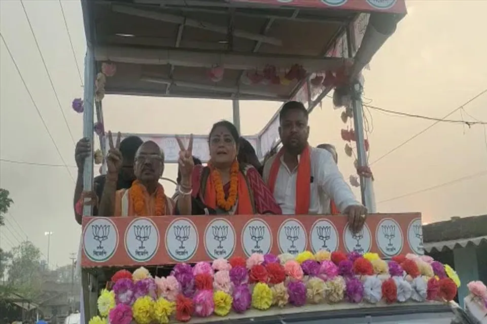 কুলটি মন্ডল বিজেপির তরফে প্রচার