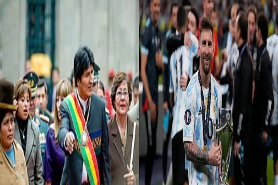 আর্জেন্টিনার তৃতীয় বিশ্বকাপের জন্য অভিনন্দন জানিয়েছেন বলিভিয়ার রাষ্ট্রপতি