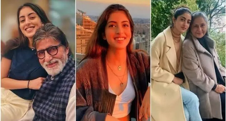 দুর্গা পুজো উপভোগের পাশাপাশি ঢাক বাজালেন, খাবার পরিবেশন করলেন বিগ বি-র নাতনি