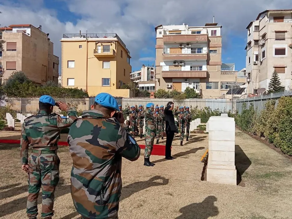সিরিয়ার বুকে ভারত আর্মি দিবস পালন করলো