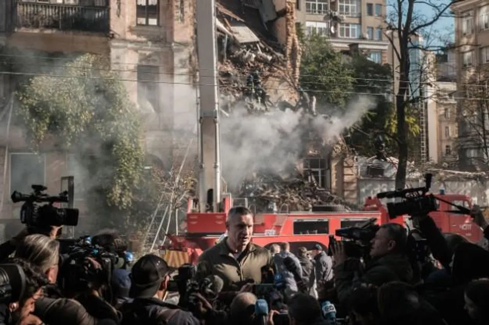 কিয়েভে হামলায় এক গর্ভবতী নারী নিহতঃ মেয়র