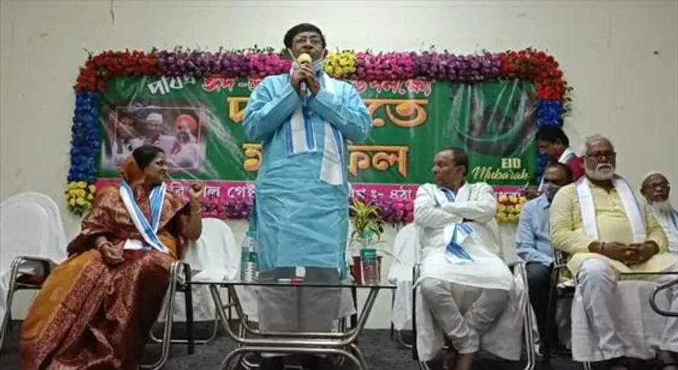 মেছেদায় ইদ উৎসবে দুই মন্ত্রী