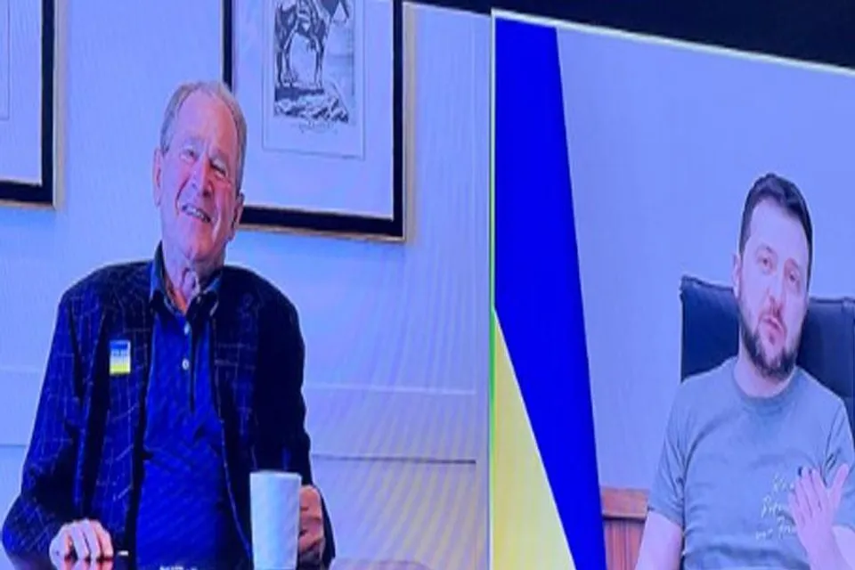 ইউক্রেনকে রাশিয়ার সঙ্গে 'গুলিয়ে' ফেললেন প্রাক্তন রাষ্ট্রপতি