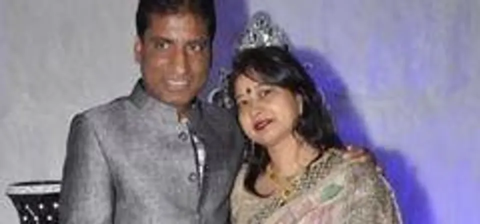 রাজু শ্রীবাস্তব স্থিতিশীল, জনাল তার স্ত্রী