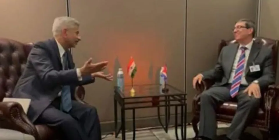 জয়শঙ্কর কিউবার প্রতিপক্ষের সঙ্গে আলোচনা করেছেন