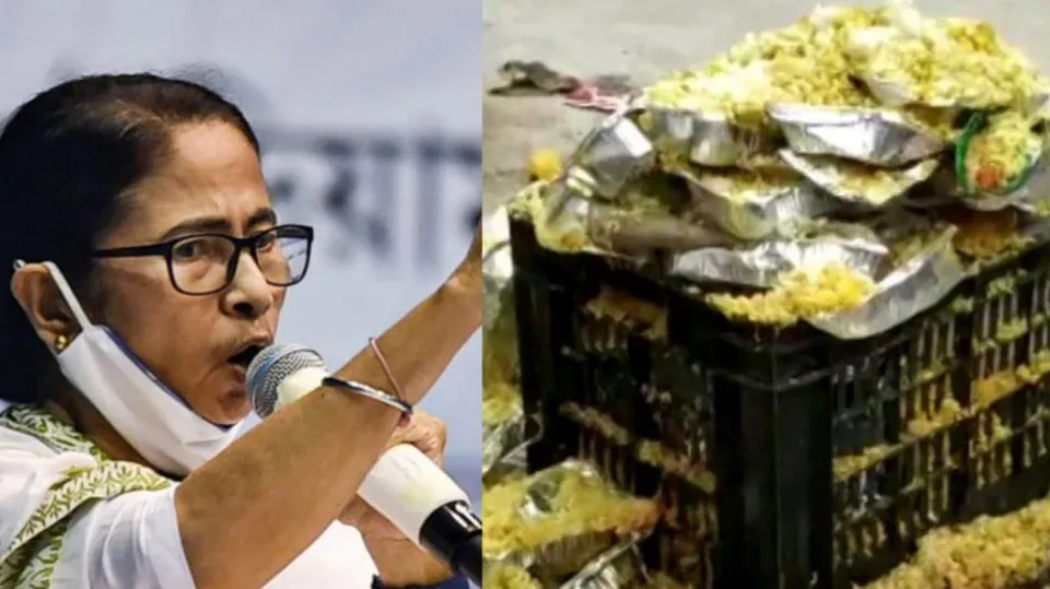 মুখ্যমন্ত্রীর অনুষ্ঠানে পচা বিরিয়ানি, পথে নামলেন বিজেপি  বিধায়ক