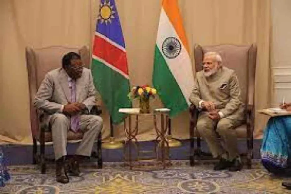 নামিবিয়ার রাষ্ট্রপতিকে ধন্যবাদ জানালেন নরেন্দ্র মোদী