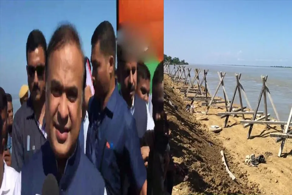 ভাঙন কবলিত এলাকা ঘুরে দেখলেন  মুখ্যমন্ত্রী