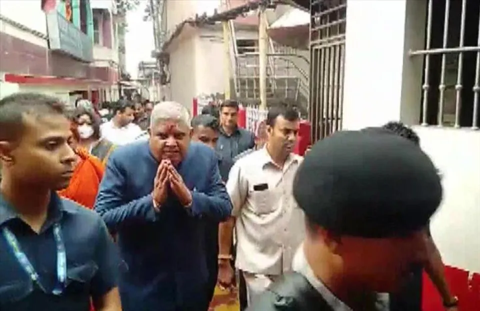 গুয়াহাটির কামাখ্যা মন্দিরে রাজ্যপাল জগদীপ ধনখর