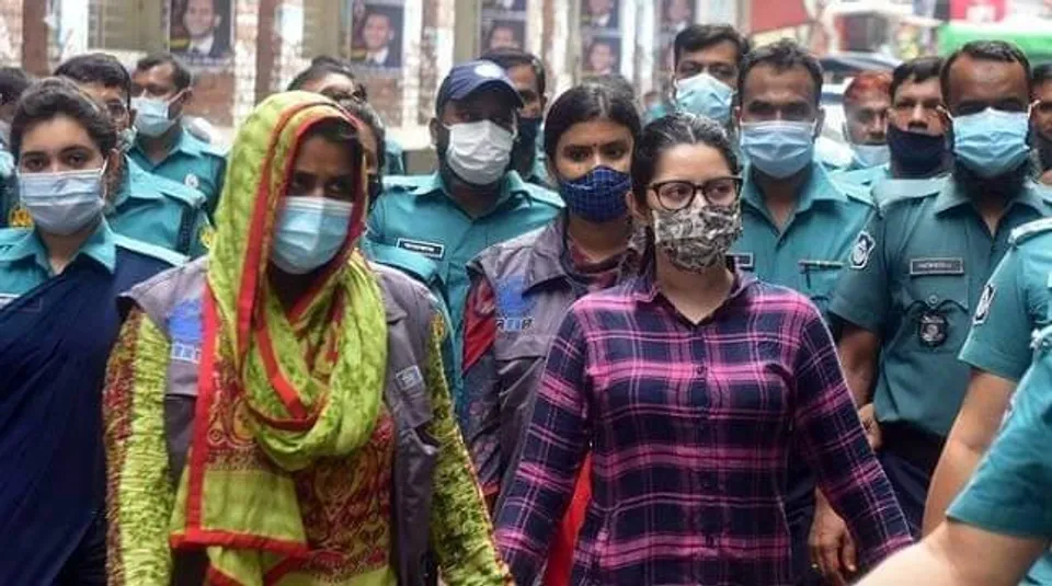 ঢাকাই চলচ্চিত্রের নায়িকা পরীমনিকে কারাগারে পাঠানোর আদেশ দিল আদালত