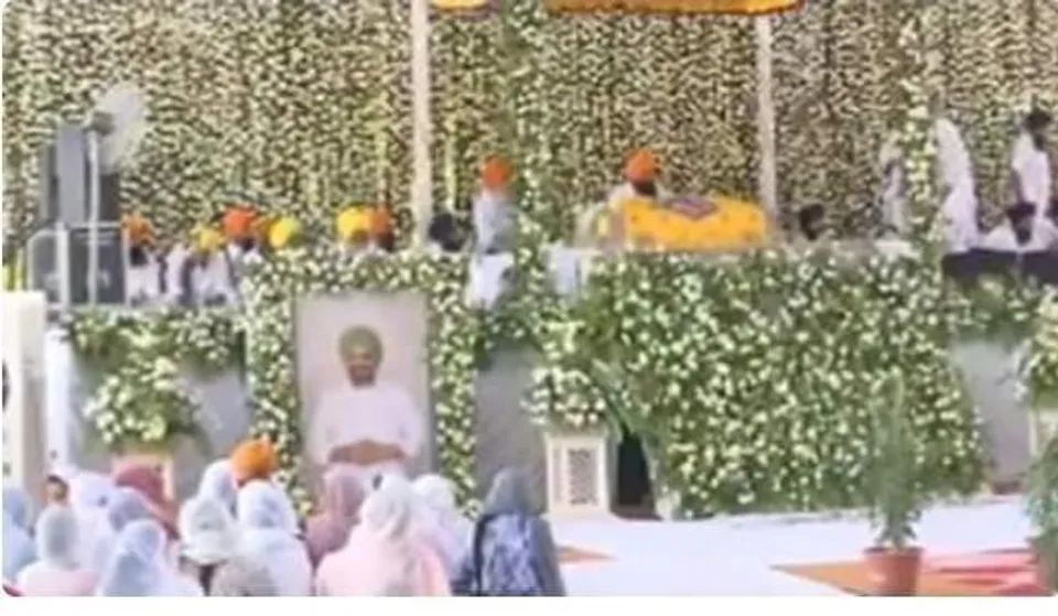 সিধু মুসে ওয়ালার মৃত্যুতে  তার বাসভবনে অনুষ্ঠিত 'অন্তিম আরদাস'