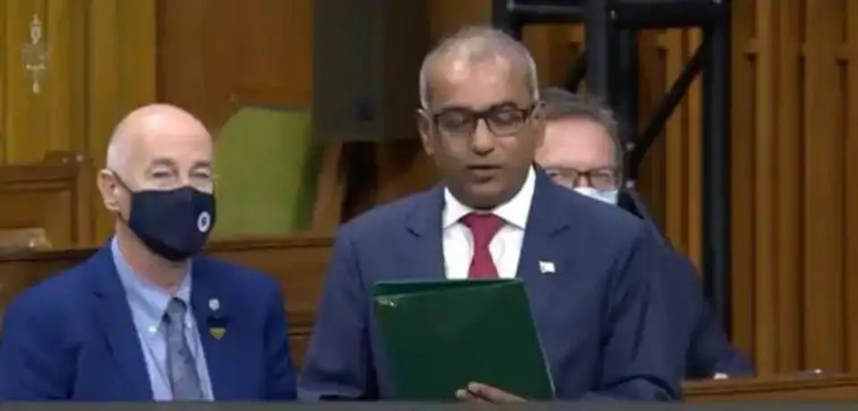 কন্নড় ভাষায় বক্তৃতা দিলেন কর্ণাটকের বাসিন্দা কানাডার সাংসদ