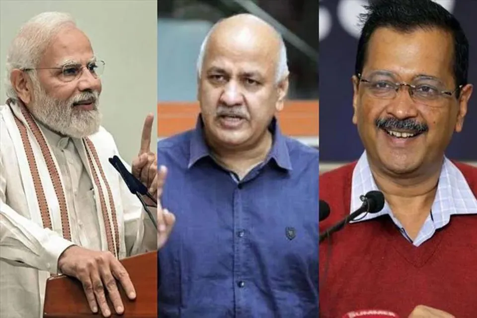 মনীশ সিসোদিয়াকে মদমন্ত্রী বলল বিজেপি