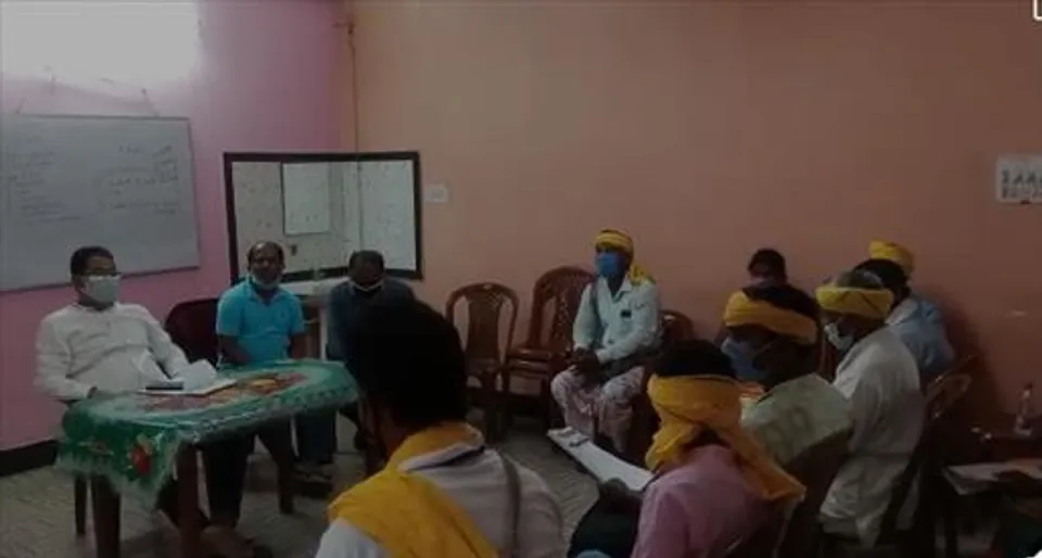 ভারত জাকাত মাঝি পরগনা মহলের পক্ষ থেকে ডেপুটেশন মন্ত্রীকে