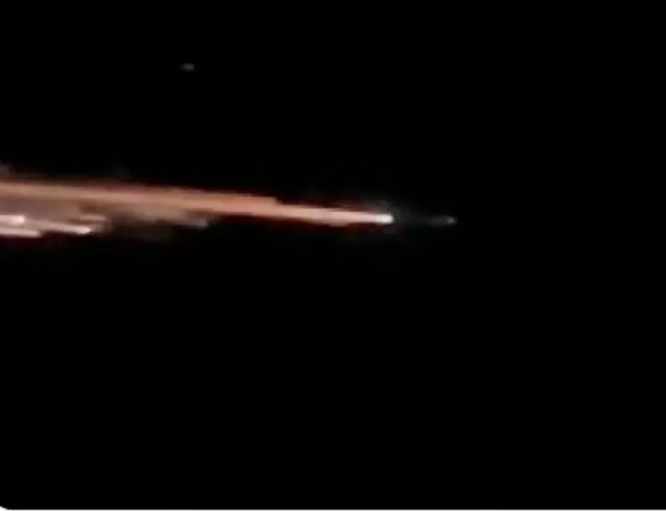 মহারাষ্ট্রে উল্কাপাত, ভিডিও বন্দি দৃশ্য