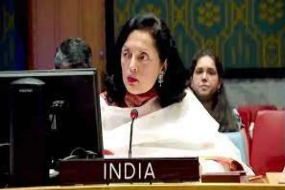 সন্ত্রাসবাদ নিয়ে জাতিসংঘে বক্তৃতা দিলেন রুচিরা কম্বোজ