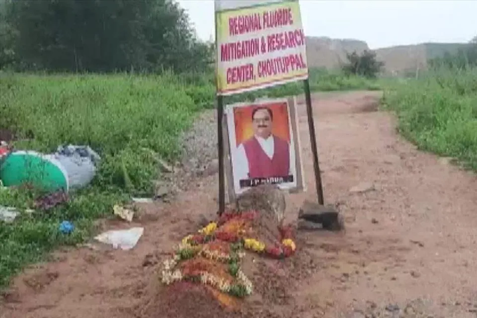 জেপি নাড্ডার কবর! শোরগোল রাজ্যজুড়ে