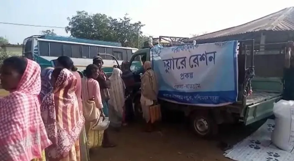 মুখ্যমন্ত্রীর দুয়ারে রেশন প্রকল্পে খুশি মুড়ানশোলবাসী