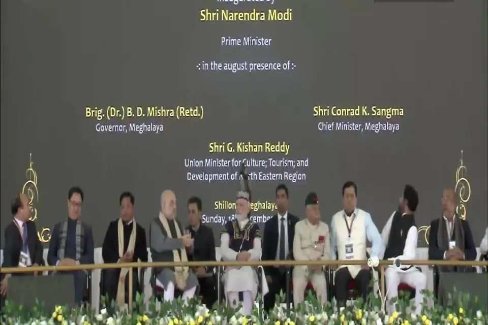 মেঘালয়ে বিভিন্ন উন্নয়নমূলক প্রকল্পের উদ্বোধন করলেন নরেন্দ্র মোদী