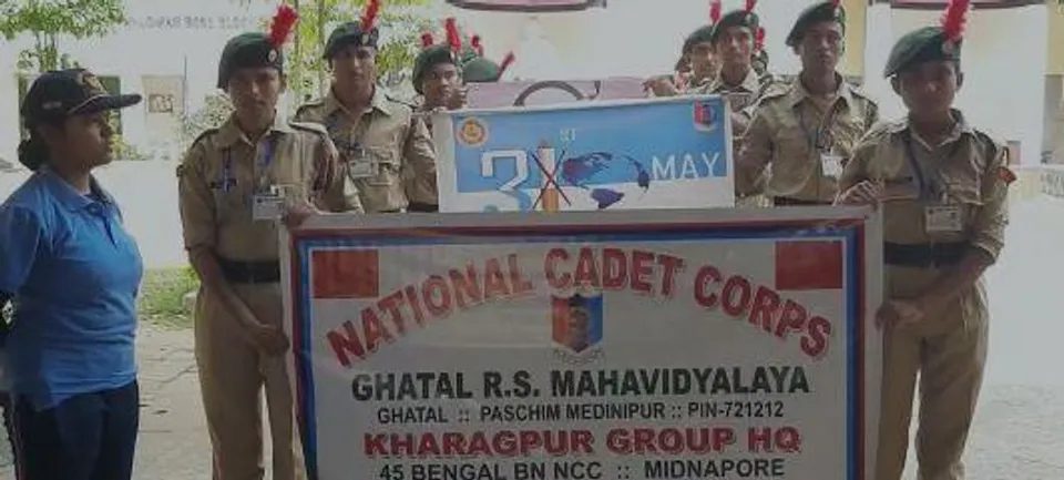 বিশ্ব তামাকমুক্ত দিবস পালন করল এনসিসির পড়ুয়ারা