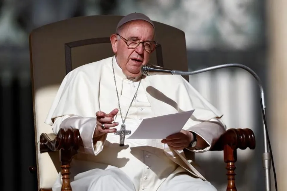 ইউক্রেনের 'ভয়াবহ পরিস্থিতি' নিয়ে দুঃখ প্রকাশ করলেন পোপ ফ্রান্সিস