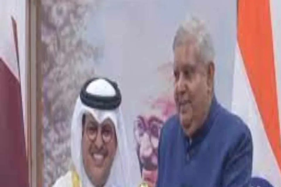 জগদীপ ধনকরের সঙ্গে দেখা করলেন কাতারের বিদায়ী রাষ্ট্রদূত