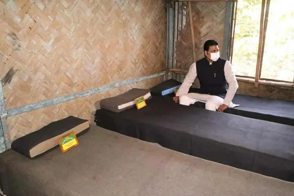 টিএসআর ক্যাম্প পরিদর্শনে  বিপ্লব কুমার দেব