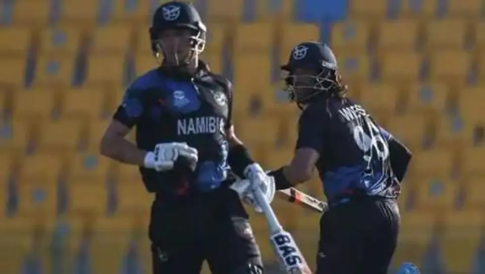 প্রথমবার বিশ্বকাপ খেলতে নেমেই ইতিহাস গড়ল নমিবিয়া