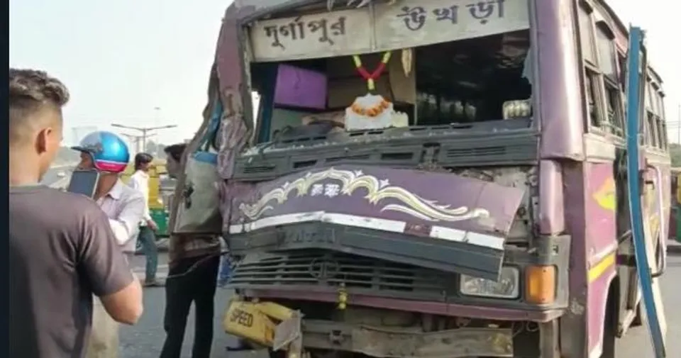 মিনিবাস- লরির মুখোমুখি সংঘর্ষ, আহত ৭