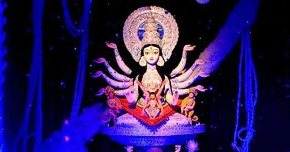 অন্ধ বাচ্চাদের হাত ধরে মায়ের উদ্বোধন হবে বরিশা সার্বজনীন দুর্গোৎসবে