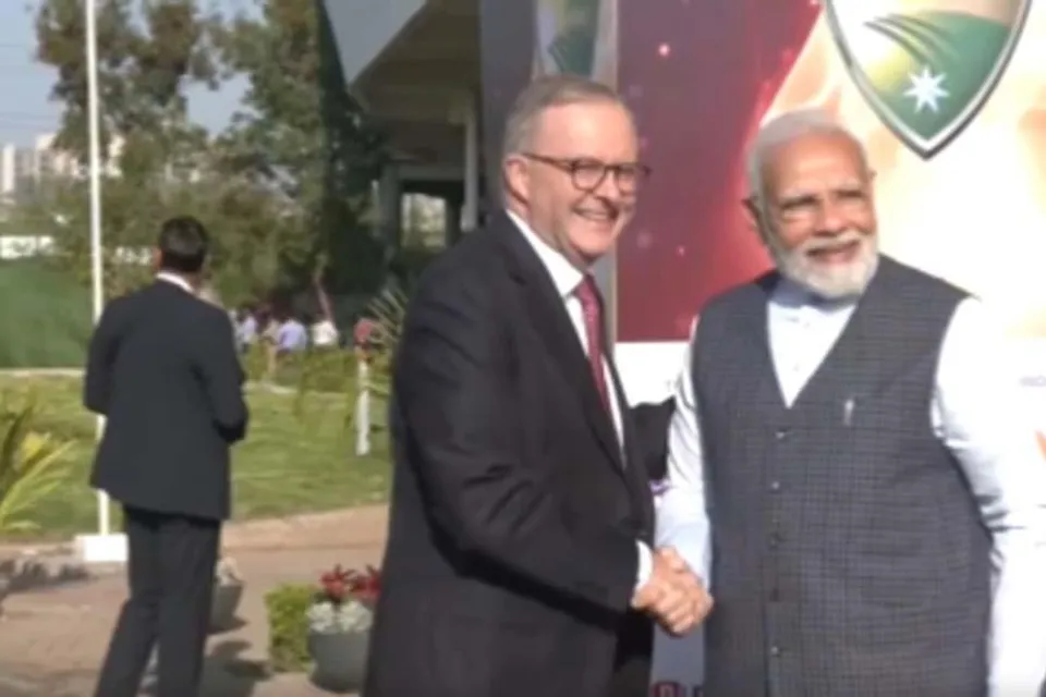 বর্ডার-গাভাস্কার ট্রফি ২০২৩:  নরেন্দ্র মোদী স্টেডিয়ামে হাজির দুই প্রধানমন্ত্রী