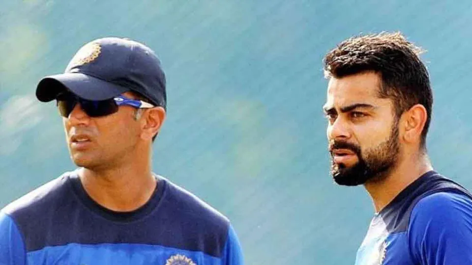 কোচ দ্রাবিড়ের বিষয়ে অন্ধকারেই অধিনায়ক কোহলী