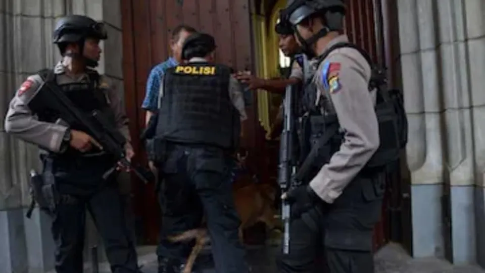 ইন্দোনেশিয়ার প্রেসিডেন্ট প্রাসাদের বাইরে বন্দুক বহনকারী মহিলা আটক