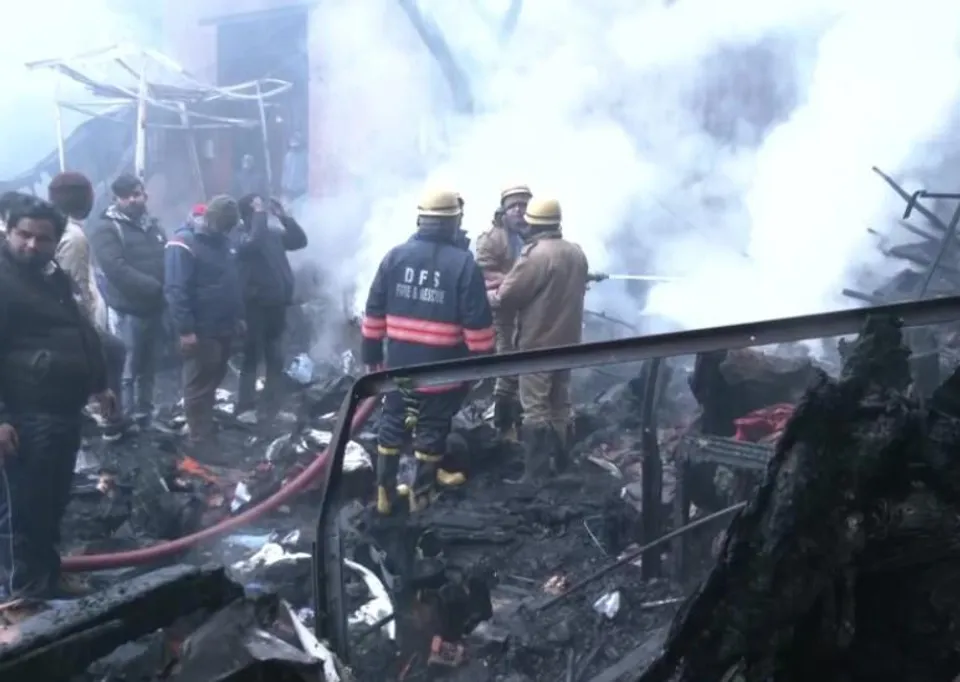 চাঁদনি চকে ভয়াবহ আগুন