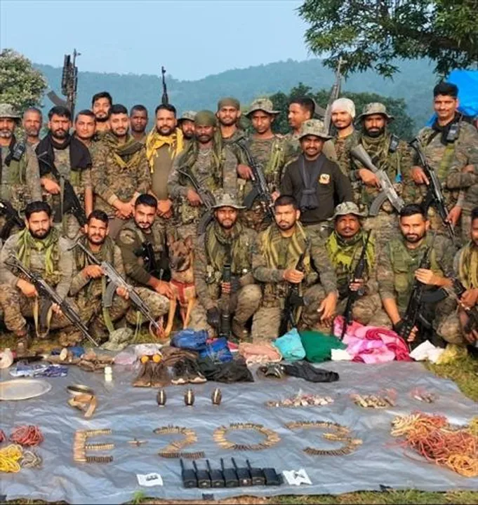 বুধা পাহাড়ে নকশাল-বিরোধী যৌথ অভিযানে ঝাড়খণ্ড পুলিশ ও সিআরপিএফ