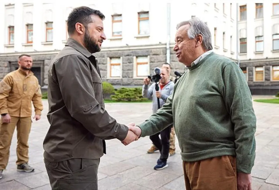 আগ্রাসনের বার্ষিকীতে জাতিসংঘে যেতে চান ইউক্রেনের প্রেসিডেন্ট