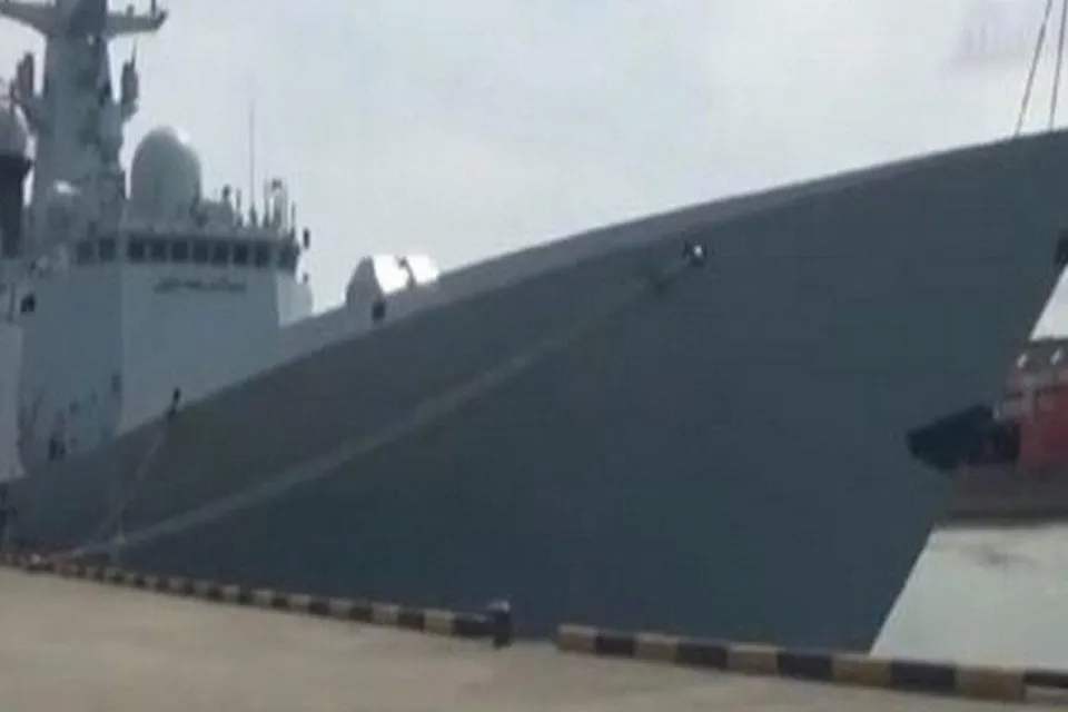 শ্রীলঙ্কার সঙ্গে যৌথ মহড়ায় পাকিস্তানের সেনা জাহাজ