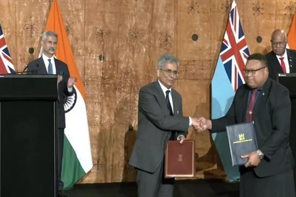 ভিসা ছাড়ের বিষয়ে ভারত ও ফিজির মধ্যে চুক্তি স্বাক্ষর