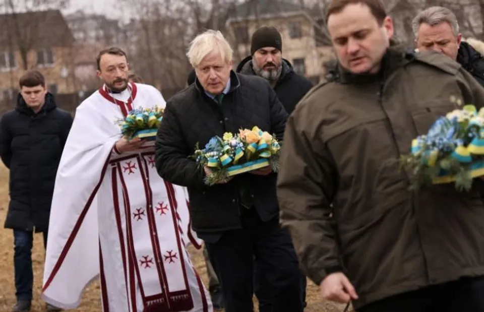 ইউক্রেনীয় একতা দিবসে রাষ্ট্রপতি জেলেনস্কির সঙ্গে বৈঠক করেছেন বরিস জনসন